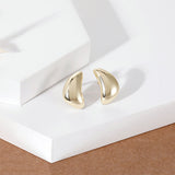 Load image into Gallery viewer, OAHLAN Fine Jewelry Tear Bead Geometric Design 14K Gold Plated S925 Sterling Silver Earrings for Women Engagement Anniversary