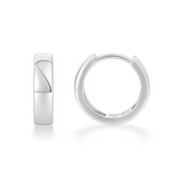 Load image into Gallery viewer, OAHLAN Women&#39;s Simple Plain Circle 925 Sterling Silver Earrings Rhodium Plated for Engagement Wedding Wholesale Fine Jewelry