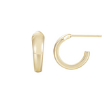 Load image into Gallery viewer, OAHLAN Fine Jewelry Wholesale 14K Gold Plated C Shaped S925 Sterling Silver Earrings for Women Engagement Wedding Party