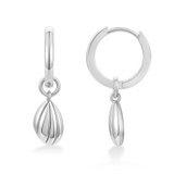Load image into Gallery viewer, OAHLAN Fine Jewelry 14K Gold Plated Shell Shaped Design S925 Sterling Silver Earrings for Women Wedding Anniversary Engagement