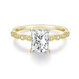 Load image into Gallery viewer, OAHLAN Fine Jewelry Wholesale 2ct Zircon S925 Sterling Silver Rings for Women Wedding Anniversary Engagement