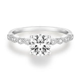 Load image into Gallery viewer, OAHLAN 1.2CT Round Cut Zircon S925 Sterling Silver Ring Romantic Engagement Anniversary Wedding Fine Jewelry for Women