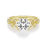 Load image into Gallery viewer, OAHLAN 2ct Round Cut Zircon S925 Sterling Silver Ring Fine Jewelry for Women&#39;s Wedding Engagement Anniversary Party Gifts