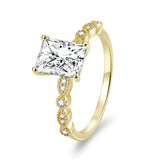 Load image into Gallery viewer, OAHLAN Fine Jewelry Wholesale 2ct Zircon S925 Sterling Silver Rings for Women Wedding Anniversary Engagement