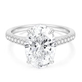 Load image into Gallery viewer, OAHLAN Fine Jewelry 6ct Oval Cut Zircon S925 Sterling Silver Ring for Women Engagement Wedding Gifts