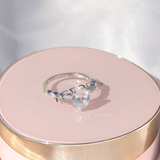 Load image into Gallery viewer, OAHLAN Luxury Fine Jewelry 925 Sterling Silver Rings 3 Carat Oval Cut Moissanite Diamond Engagement Ring for Women Wedding