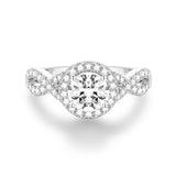 Load image into Gallery viewer, OAHLAN Fine Jewelry 1ct Round Cut Zircon S925 Sterling Silver Ring for Women Wedding Engagement Party Gifts