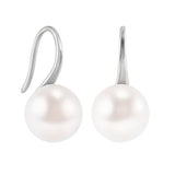 Load image into Gallery viewer, OAHLAN Fine Jewelry Women&#39;s Simple Design S925 Sterling Silver Freshwater Pearl Stud Earrings for Wedding Anniversary Gifts