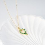 Load image into Gallery viewer, OAHLAN Snake Element Western S925 Sterling Silver Pendant Necklace Personalized Fine Jewelry for Women&#39;s Parties Weddings