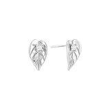 Load image into Gallery viewer, OAHLAN Women&#39;s Leaf Shape S925 Sterling Silver Round Cut Zircon Stud Earrings Fine Jewelry Gold Plated for Wedding Wholesale