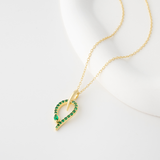 Load image into Gallery viewer, OAHLAN Snake Element Western S925 Sterling Silver Pendant Necklace Personalized Fine Jewelry for Women&#39;s Parties Weddings