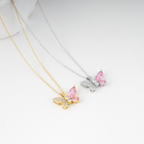 Load image into Gallery viewer, OAHLAN Butterfly Pendant Fine Chokers Necklaces S925 Sterling Silver Antiallergic Fine Jewelry Beach Necklaces for Women