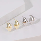 Load image into Gallery viewer, OAHLAN Fine Jewelry Wholesale 14K Gold Plated Small Square Design S925 Sterling Silver Earrings for Women Engagement Wedding