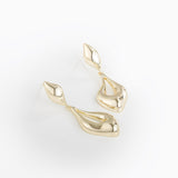 Load image into Gallery viewer, OAHLAN 14K Gold Plated Hollow S925 Sterling Silver Drop Earrings Trendy Fine Jewelry for Women&#39;s Wedding Engagement Party Gift