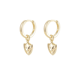 Load image into Gallery viewer, OAHLAN Fine Jewelry Gold Plated Shield Hexagram S925 Sterling Silver Earrings for Women Wedding Anniversary Engagement