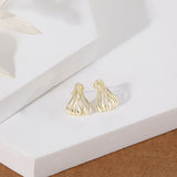 Load image into Gallery viewer, OAHLAN 14K Gold Plated S925 Sterling Silver Stud Earrings Fine Jewelry for Women&#39;s Engagement Wedding Party Anniversary Gift
