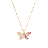 Load image into Gallery viewer, OAHLAN Butterfly Pendant Fine Chokers Necklaces S925 Sterling Silver Antiallergic Fine Jewelry Beach Necklaces for Women