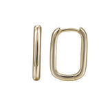 Load image into Gallery viewer, OAHLAN Fine Jewelry U Shaped Circle S925 Sterling Silver Hoop Earrings for Women Engagement Wedding Party