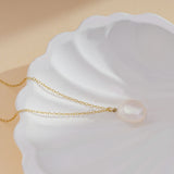 Load image into Gallery viewer, OAHLAN 925 Sterling Silver Freshwater Pearl Necklace for Women Fine Jewelry Link Chain for Wedding Anniversary &amp; Party