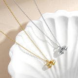 Load image into Gallery viewer, OAHLAN Fine Jewelry 925 Sterling Silver Link Chain Necklace with Lustrous White Pearls for Engagement Wedding Gift for Women