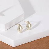 Load image into Gallery viewer, OAHLAN Fine Jewelry Wholesale 14K Gold Plated Small Square Design S925 Sterling Silver Earrings for Women Engagement Wedding