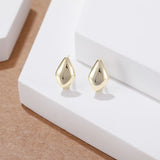 Load image into Gallery viewer, OAHLAN Fine Jewelry Wholesale 14K Gold Plated Small Square Design S925 Sterling Silver Earrings for Women Engagement Wedding