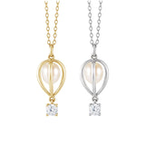Load image into Gallery viewer, OAHLAN Fine Jewelry Elegant Freshwater Pearl 925 Sterling Silver Necklaces with Zircon for Women Wedding Party Anniversary