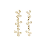 Load image into Gallery viewer, OAHLAN New 14K Gold Plated Swinging Flowers S925 Sterling Silver Drop Earrings Fine Jewelry for Women Wedding Engagement Party