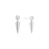 Load image into Gallery viewer, OAHLAN Women&#39;s Unique S925 Sterling Silver Cone Stud Earrings Round Cut Zircon Gold Plated Fine Jewelry for Wedding Engagement