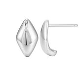 Load image into Gallery viewer, OAHLAN Fine Jewelry Wholesale 14K Gold Plated Small Square Design S925 Sterling Silver Earrings for Women Engagement Wedding