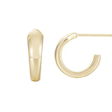 Load image into Gallery viewer, OAHLAN Fine Jewelry Wholesale 14K Gold Plated C Shaped S925 Sterling Silver Earrings for Women Engagement Wedding Party
