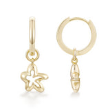 Load image into Gallery viewer, OAHLAN Fine Jewelry 14K Gold Plated Hollow Irregular Flower S925 Sterling Silver Earrings for Women Wedding Anniversary Gifts
