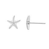 Load image into Gallery viewer, OAHLAN 14K Gold Plated S925 Sterling Silver Starfish Shaped Stud Earrings Women&#39;s Fine Jewelry for Anniversary Wedding Gift