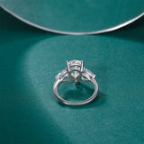 Load image into Gallery viewer, OAHLAN Fine Jewelry 2ct Pear Cut Sparkling Cubic Zircon S925 Sterling Silver Rings for Women Engagement Anniversary Gift