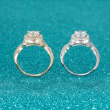 Load image into Gallery viewer, OAHLAN Fine Jewelry 1ct Round Cut Zircon S925 Sterling Silver Ring for Women Wedding Engagement Party Gifts