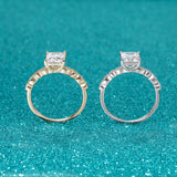 Load image into Gallery viewer, OAHLAN Fine Jewelry Wholesale 2ct Zircon S925 Sterling Silver Rings for Women Wedding Anniversary Engagement