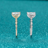 Load image into Gallery viewer, OAHLAN Fine Jewelry Wholesale 2ct Zircon S925 Sterling Silver Rings for Women Wedding Anniversary Engagement