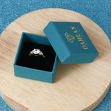 Load image into Gallery viewer, OAHLAN 1.5ct Round Cut Zircon S925 Sterling Silver Ring Fine Jewelry for Women&#39;s Wedding Engagement or Party
