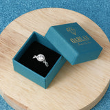 Load image into Gallery viewer, OAHLAN Fine Jewelry 1ct Round Cut Zircon S925 Sterling Silver Ring for Women Wedding Engagement Party Gifts