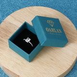 Load image into Gallery viewer, OAHLAN Fine Jewelry Wholesale 2ct Zircon S925 Sterling Silver Rings for Women Wedding Anniversary Engagement