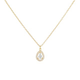 Load image into Gallery viewer, OAHLAN Fine Jewelry Pear Cut Zircon 925 Sterling Silver Pendant Necklace for Women Wedding Birthday Gift