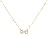 Load image into Gallery viewer, OAHLAN Fine Jewellery Simple Style 8 Shaped 925 Sterling Silver Necklace with Zircon for Women Party Anniversary Gifts