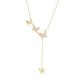Load image into Gallery viewer, OAHLAN Fine Jewellery Wholesale Butterfly S925 Sterling Silver Pendant Necklace for Women Girl Anniversary Engagement