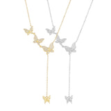 Load image into Gallery viewer, OAHLAN Fine Jewellery Wholesale Butterfly S925 Sterling Silver Pendant Necklace for Women Girl Anniversary Engagement