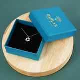 Load image into Gallery viewer, OAHLAN Fine Jewellery Wholesale 18K Gold Plated Star of David S925 Sterling Silver Necklace with Zircon for Women Anniversary
