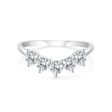 Load image into Gallery viewer, OAHLAN Fine Jewellery Wholesale 0.5ct Round Cut VVS1 925 Sterling Silver Moissanite Rings for Women Wedding Engagement