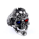 Load image into Gallery viewer, Men Ring Punk Skull Stainless Steel Ring Vintage Jewelry Wholesale