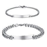 Load image into Gallery viewer, Women Men Bracelet Couples Stainless Steel Stretch Bracelets