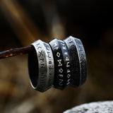 Load image into Gallery viewer, Stainless Steel Men and Women Rings Vintage Viking Rune Ring Jewelry Wholesale