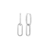 Load image into Gallery viewer, OAHLAN Women&#39;s Trendy S925 Sterling Silver Drop Earrings with Zircon Gold Plated Fine Jewelry for Wedding Party Perfect Gift